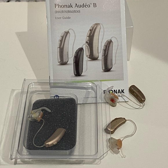 Phonak Other Phonak Audeo B Hearing Aids Pair And Spare Please Make